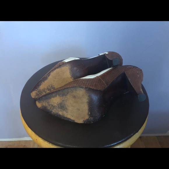 Rosina Ferragamo Schiavone snakeskin/leather shoe - Picture 3 of 3